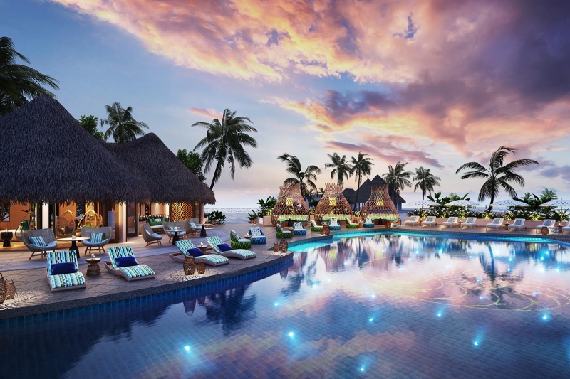 The Nautilus Maldives rendering  pool