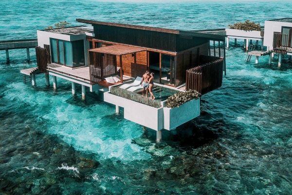 Overwater Sunset Pool Villa