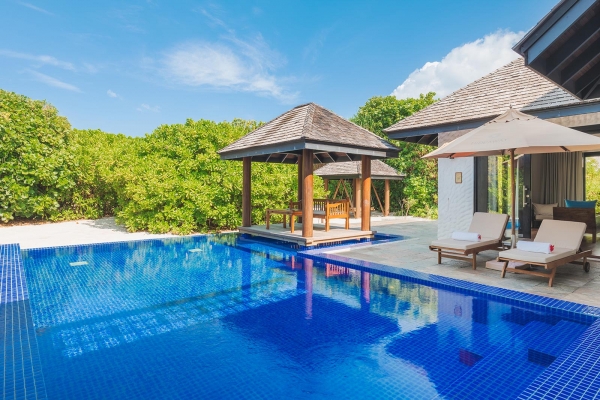 Two-Bedroom Beach Residence with Pool